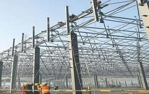 建业钢构的檩条安装施工